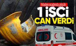 Maden ocağında göçük: 1 işçi hayatını kaybetti!