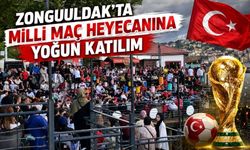 Zonguldak’ta Dünya Kupasına yoğun katılım: Milli takım sevgisi!