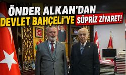 Önder Alkan MHP Genel Başkanı Devlet Bahçeli’yi ziyaret etti