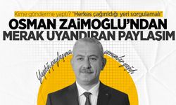 Osman Zaimoğlu'ndan merak uyandıran paylaşım: "Herkes çağırıldığı yeri sorgulamalı"