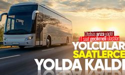 Otobüs arıza yaptı! Yolcular saatlerce yolda kaldı, İstanbul'a 11 saat gecikmeli ulaştılar