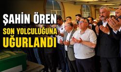 Şahin Ören gözyaşları ile son yolculuğuna uğurlandı