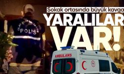 Sokak ortasında büyük kavga: 3 kişi yaralandı