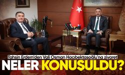 Tahsin Erdem'den Vali Osman Hacıbektaşoğlu'na ziyaret