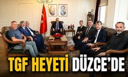 TGF Heyetinden Düzce'ye çıkarma: Vali, Belediye Başkanı ve Yerel Basına ziyaret