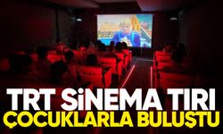 TRT Sinema Tırı Zonguldak'ta çocuklarla buluştu