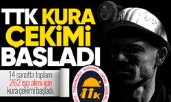 TTK KURA ÇEKİMİ | Alınacak 262 işçi için kura çekimi başladı...