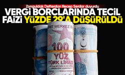 Defterdar Recep Serdar duyurdu! Vergi borçlarında tecil faizi yüzde 29'a düşürüldü