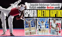 Zonguldak Belediyesporlu minikler destan yazdı... Isparta biletini kaptık!