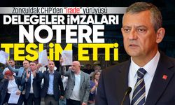 Zonguldak CHP’den “irade” yürüyüşü: Delegeler imzaları notere teslim etti!
