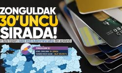 Zonguldak kredi kullanımında Türkiye genelinde 30'uncu sıraya yerleşti