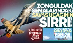 Zonguldak semalarındaki savaş uçağının sırrı çözüldü: SOLOTÜRK geliyor!
