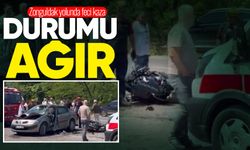 Zonguldak yolunda feci kaza: Motosiklet sürücüsü ağır yaralandı!