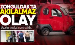 Zonguldak'ta akılalmaz olay! Ayağını ezip kaçmaya çalıştı...