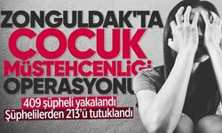 Zonguldak'ta çocuk müstehcenliği ve taciz operasyonu: 213 şüpheli tutuklandı