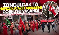 Zonguldak'ta Hafızlık İcazet Merasimi coşkusu yaşandı