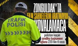 Zonguldak’ta polisten kaçan sendika başkanın oğlu 220 bin lira ceza yedi