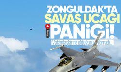 Zonguldak'ta savaş uçağı paniği! Vatandaşlar ne olduğunu anlayamadı...