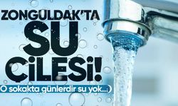 Zonguldak'ta su çilesi! O sokakta günlerdir su yok...