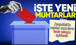 Zonguldak'ta yapılan seçimlerin kesin sonucu açıklandı! İşte yeni muhtarlar...
