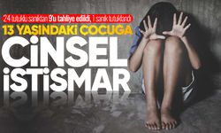 13 yaşındaki çocuğa cinsel istismar davasında 24 tutuklu sanıktan 9'u tahliye edildi, 1 sanık tutuklandı