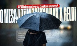 AFAD'dan sel ve su baskını uyarısı! O mesaj tüm Zonguldak'a geldi...