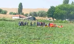 Ankara'da eğitim helikopteri düştü!