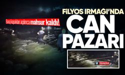 Baraj kapakları açılınca mahsur kaldı! Filyos ırmağında can pazarı