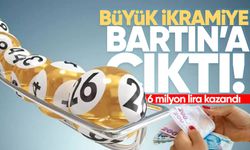 Büyük ikramiye Bartın'a çıktı: 6 milyon lira kazandı