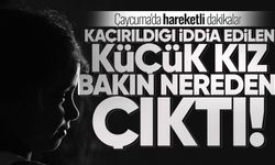Çaycuma'da hareketli dakikalar: Kaçırıldığı iddia edilen küçük kız parktan çıktı!
