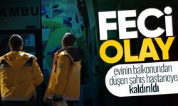 Çınartepe'de korkutan olay: 3 metre yükseklikteki balkondan düştü