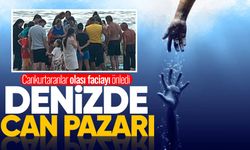 Denizde can pazarı: Cankurtaranlar olası faciayı önledi