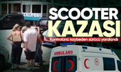 Ereğli'de scooter kazası: Kontrolünü kaybeden sürücü yaralandı