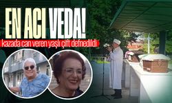 Feci kazada can veren Ergin çifti son yolculuğuna uğurlandı