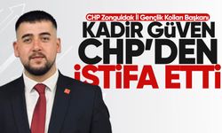 İl Gençlik Kolları Başkanı Kadir Güven CHP'den istifa etti