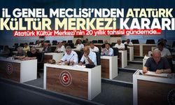 İl Genel Meclisi’nden Atatürk Kültür Merkezi kararı