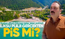 Ilıksu Plajı gerçekten pis mi? Başkan Altuğ Dökmeci teker teker açıkladı...
