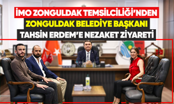 İMO Zonguldak Temsilciliği'nden Zonguldak Belediye Başkanı Tahsin Erdem’e nezaket ziyareti