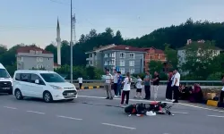 Kavşakta feci kaza: Motosiklet sürücüsü yaralandı!