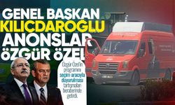 Kemal Kılıçdaroğlu'nun aracı ile Özgür Özel reklamı!