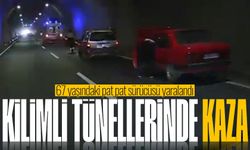 Kilimli Tünelleri'nde kaza: Pat pat sürücüsü yaralandı