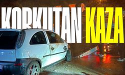 Kozlu sahil yolunda korkutan kaza