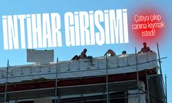 Kozlu'da intih*r girişimi: Çatıya çıkıp canına kıymak istedi