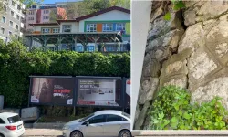 Merkez Anaokulunun istinat duvarı yarıldı: Mahalle sakini endişeli
