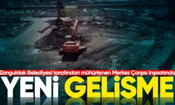 Merkez Çarşısı'nda mahkeme süreci devam ederken çalışmalar sürüyor
