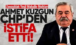 Muhtar Ahmet Kuzgun CHP'den istifa etti