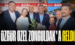 Özgür Özel Zonguldak'a geldi: Emirgan Otel'de yemeğe katıldı