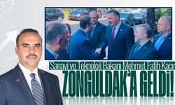 Sanayi ve Teknoloji Bakanı Mehmet Fatih Kacır Zonguldak'a geldi