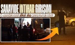Sanayide intih*r girişimi: Esnaf alkol alıp canına kıymak istedi!