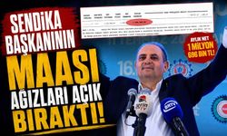 Sendika başkanının maaşı ağızları açık bıraktı